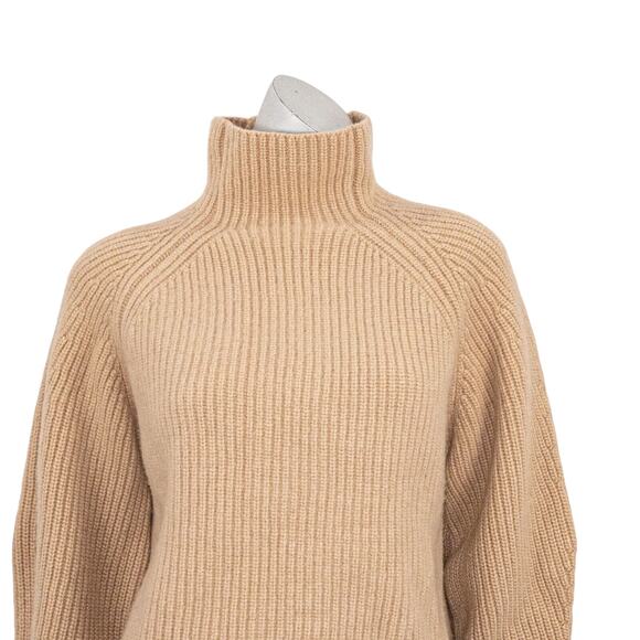 In the Mood For Love ITMFL Ribbed Turtle Neck Sweater Wool Cashmere Sz S - Picture 7 of 9